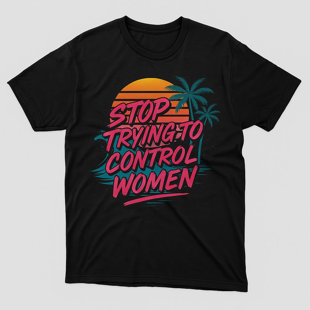 Dark humor t-shirt design: Stop trying